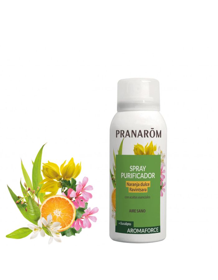 Pranarom Spray Purificador Naranja Dulce Ravintsara Aire Sano 125ml Aromaforce