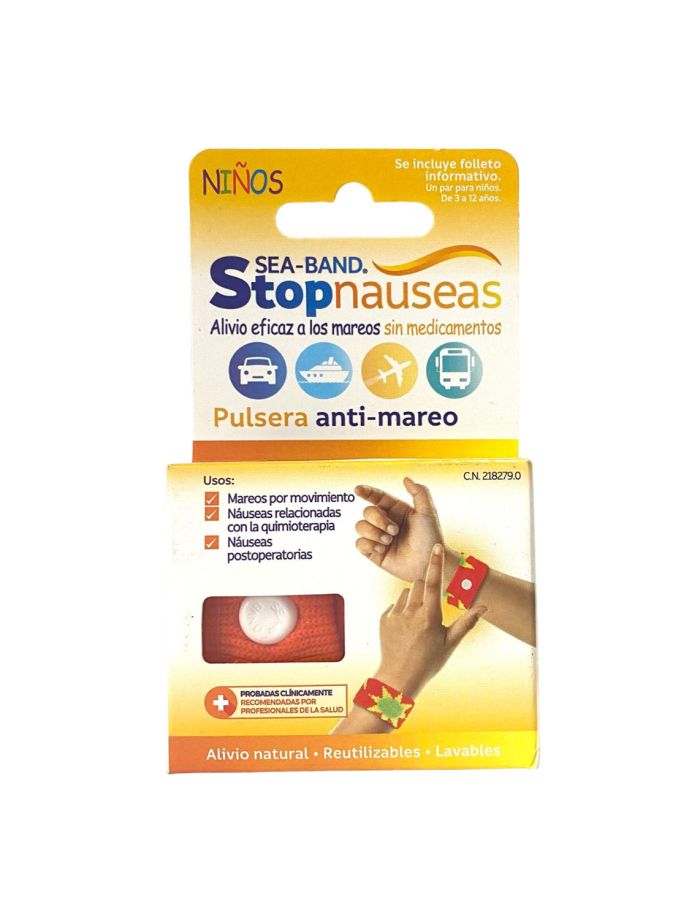 Stop Nauseas Niños Pulseras Antimareo 1 Par-1
