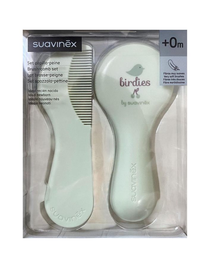 Suavinex Cepillo y Peine Bebé Verde +0m
