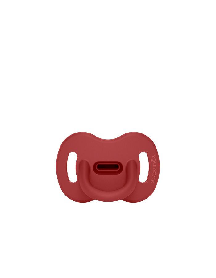 Suavinex Chupete Todo Silicona 6-18 meses Rojo