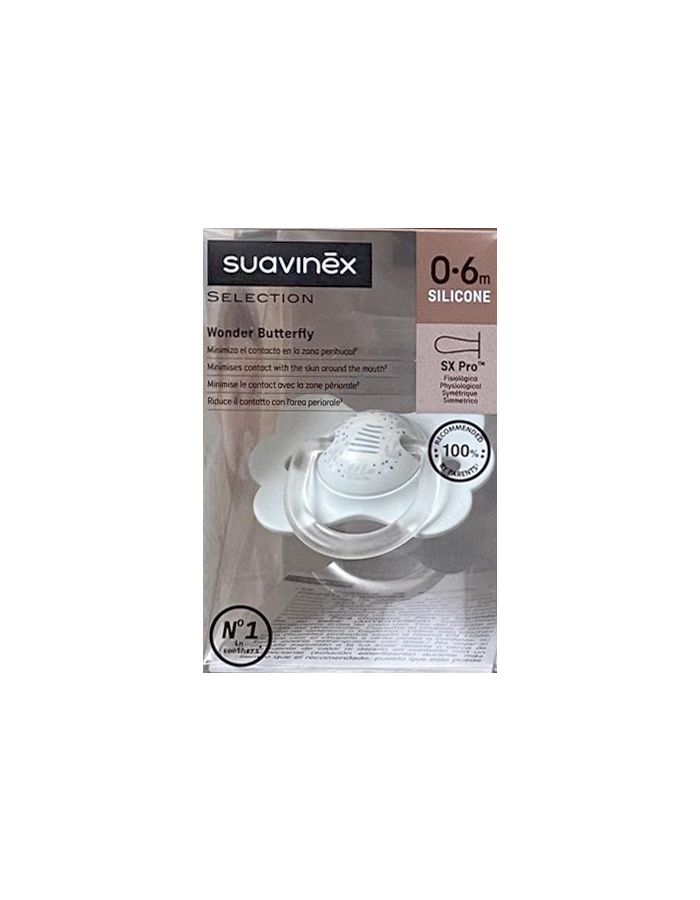 Suavinex Chupete Wonder Butterfly Tetina Silicona SX Pro 0-6m