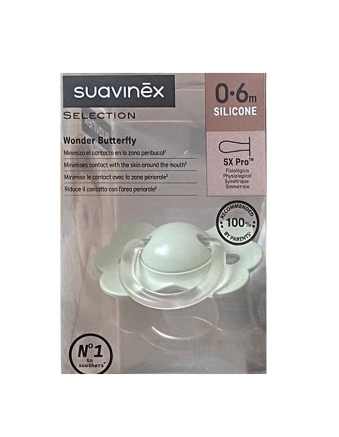 Suavinex Chupete Wonder Butterfly Tetina Silicona SX Pro 0-6m