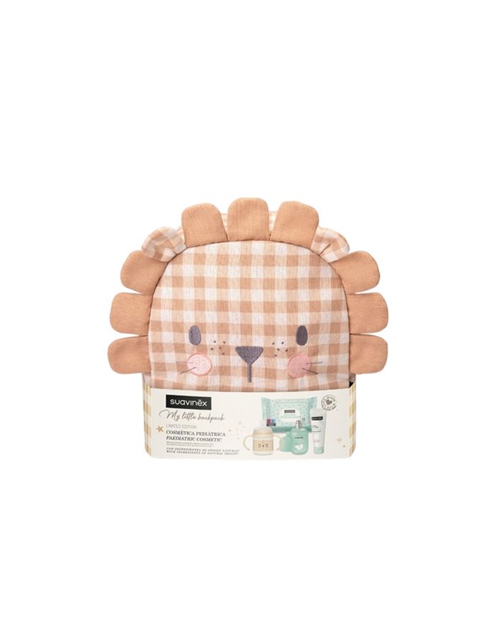 Suavinex Mochila Guardería León con Cosmética Amarilla