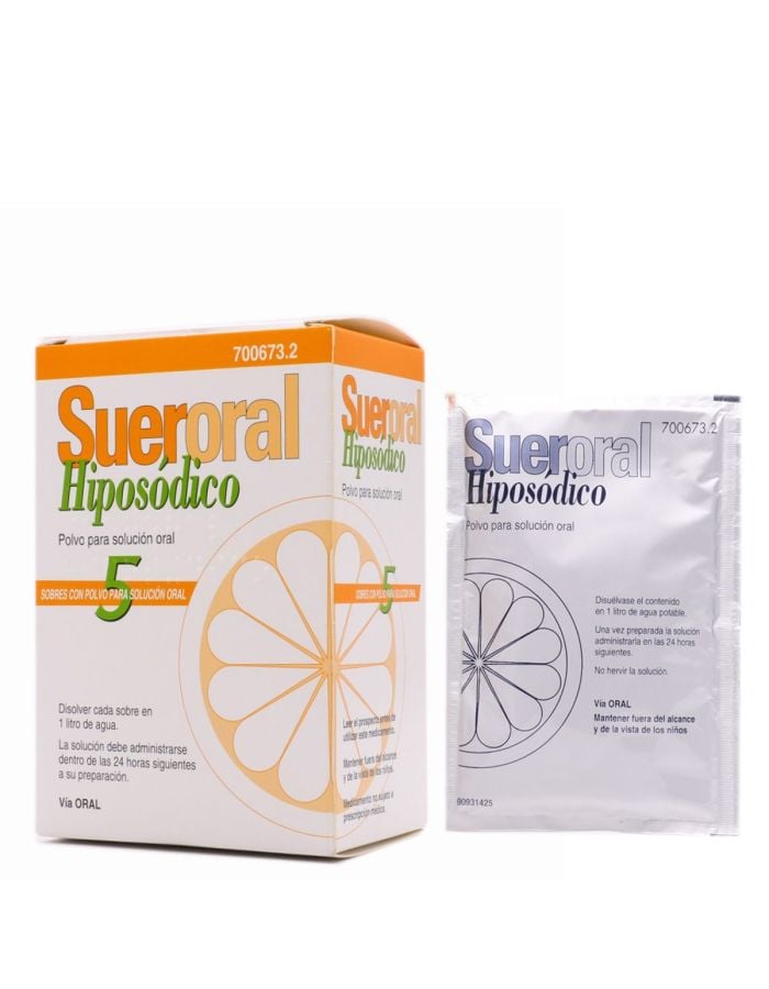 Sueroral Hiposódico 5 Sobres Polvo Para Solución Oral