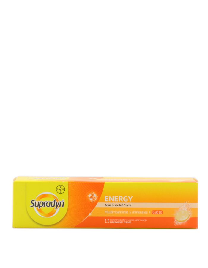 Supradyn Energy 15 Comprimidos Efervescentes Sabor Naranja