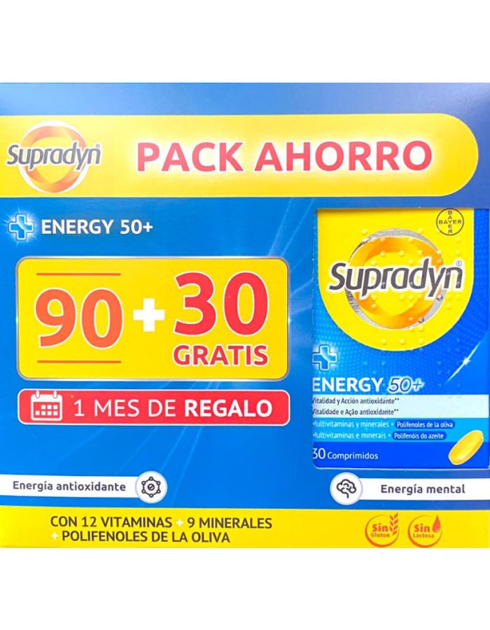 Supradyn Energy 50+ Pack 90+30
