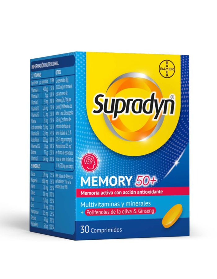 Supradyn Memoria 50+ 30 Comprimidos Bayer