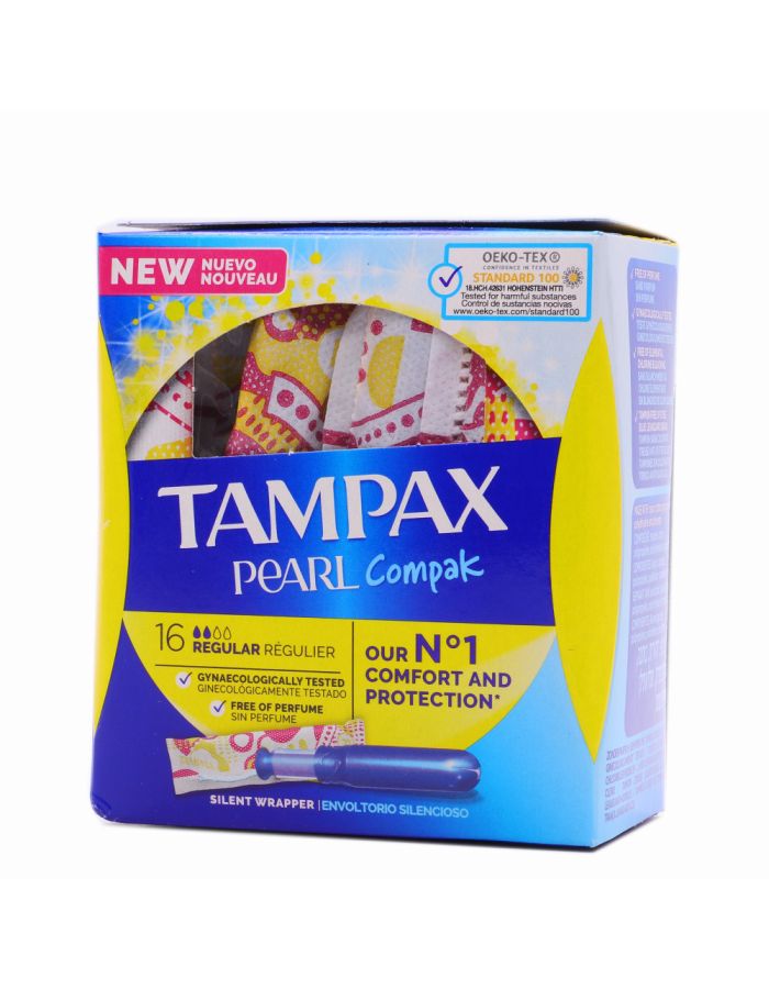 Tampax Compak Pearl Regular 16 Tampones