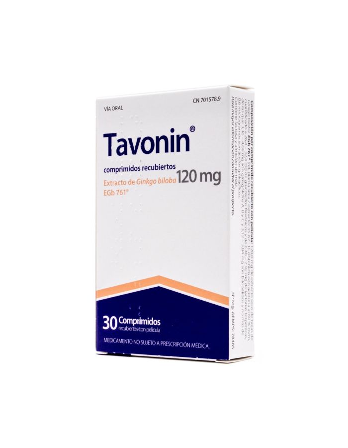 Tavonin 120 mg 30 Comprimidos 