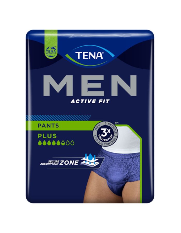 Tena Men Active Fit Pants Plus Talla L 8 Pants para Hombre