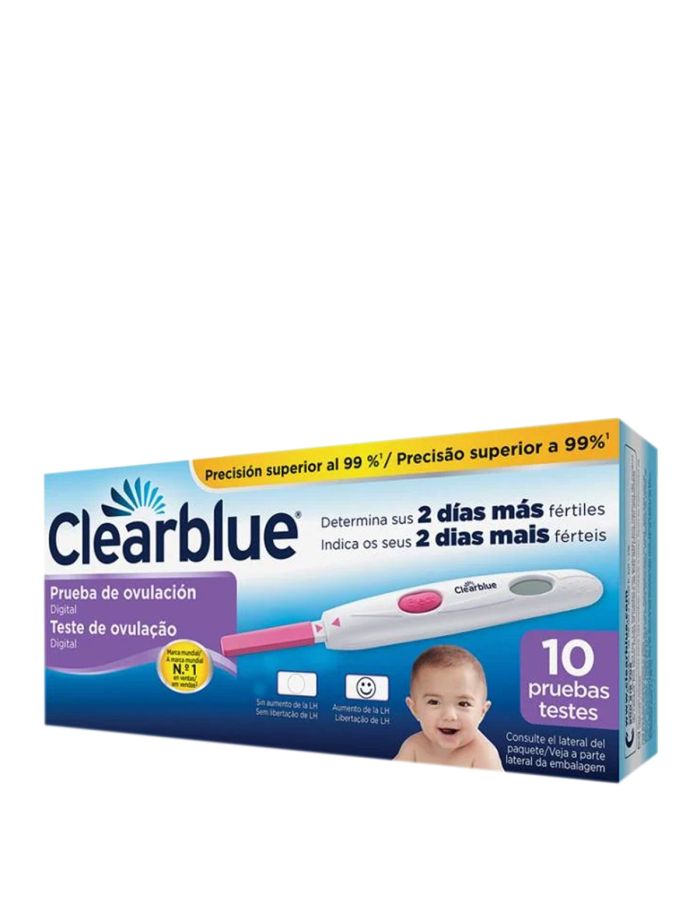 ClearBlue Prueba de Ovulacion 10 Pruebas