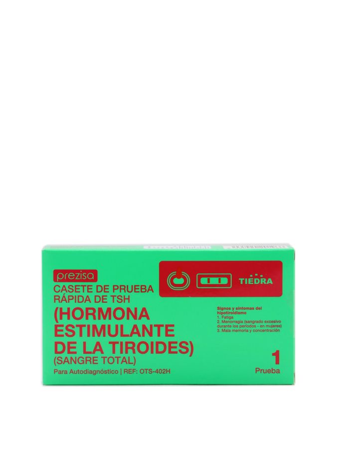 Test Tiroides TSH 1 Prueba Rápida      