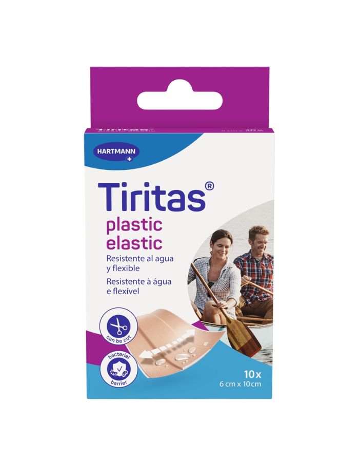 Tiritas Plastic Elastic 10Uds 10cm x 6cm Precortadas