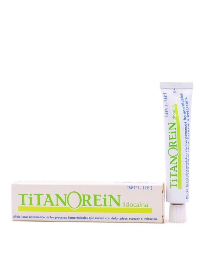 Titanorein Lidocaína Crema Rectal 20g