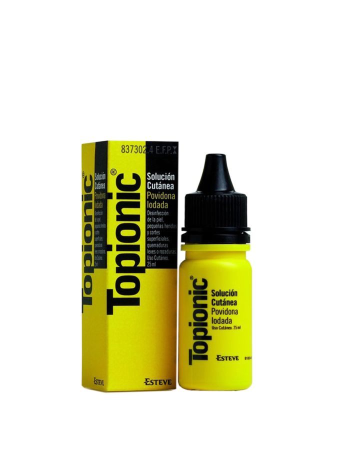 Topionic Solución Cutánea 25ml Povidona Yodada 