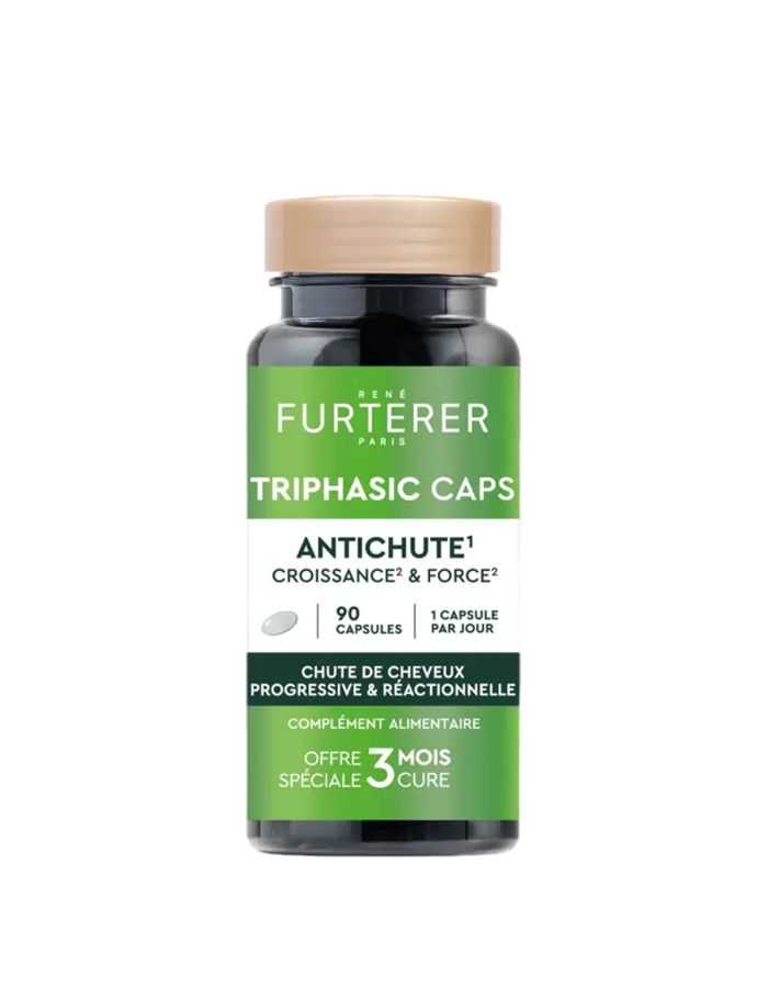 Triphasic Caps Anticaída Crecimiento y Fuerta 90 Cápsulas René Furterer