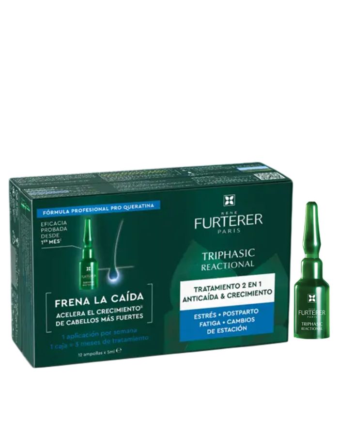 Triphasic Reaccional 12 Ampollas René Furterer