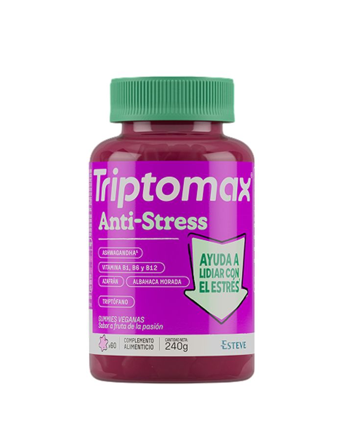 Triptomax Anti Stress Gummies 60 Gominolas 