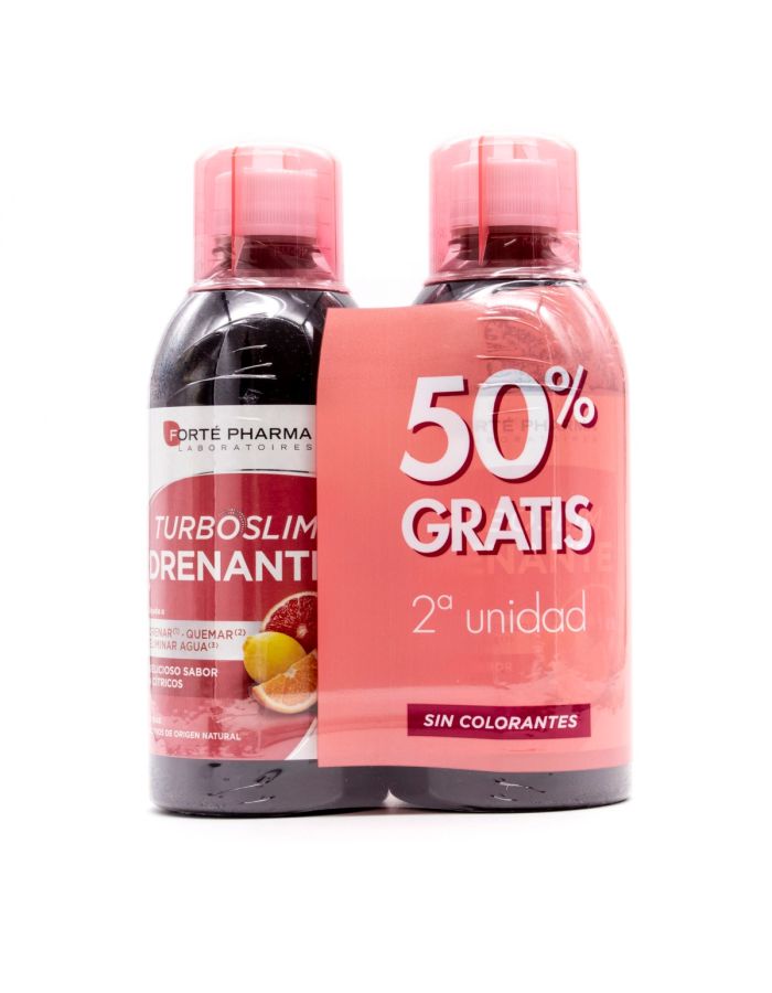 Forte Pharma Turboslim Drenante Cítricos 500ml x 2 Pack