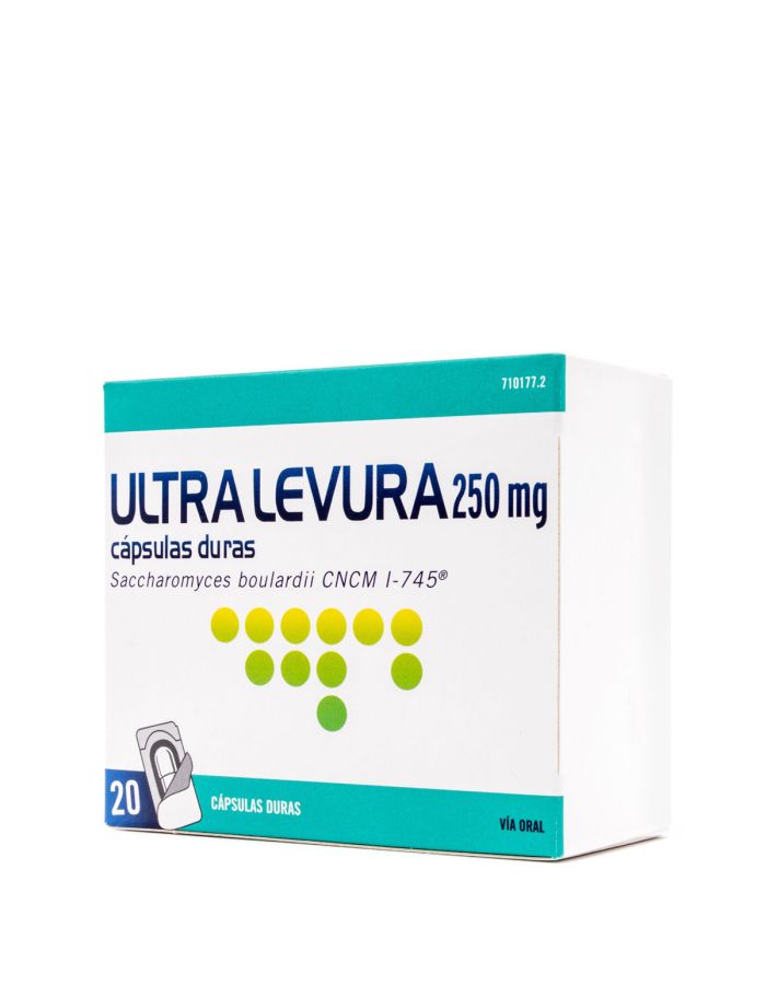 Ultra Levura 250 mg 20 Cápsulas Duras