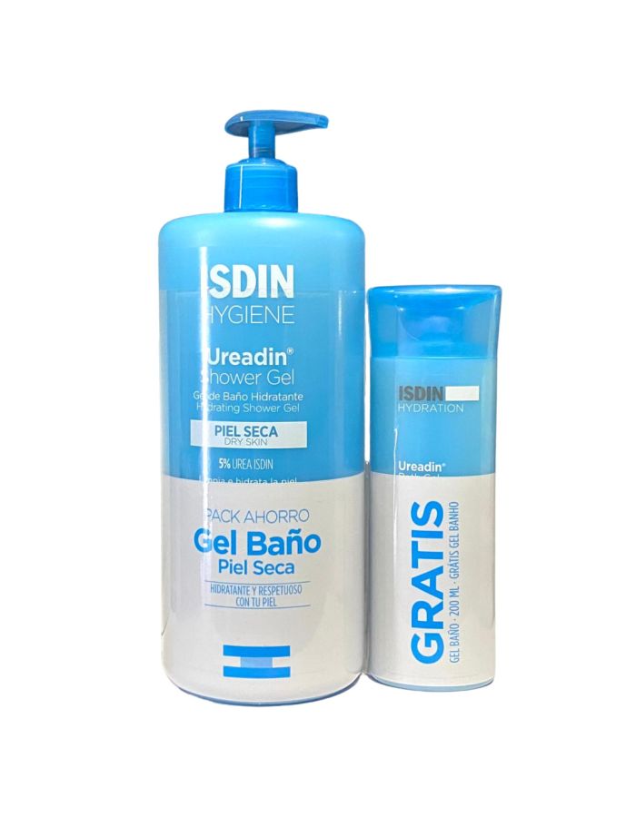 Isdin Ureadin Gel de Baño Hidratación 1000ml + 200ml Pack  