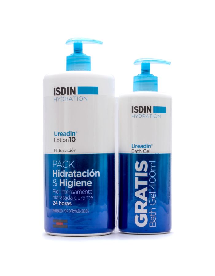 Ureadin Loción10 + Gel de Baño Gratis Pack Hidratación & Higiene Isdin