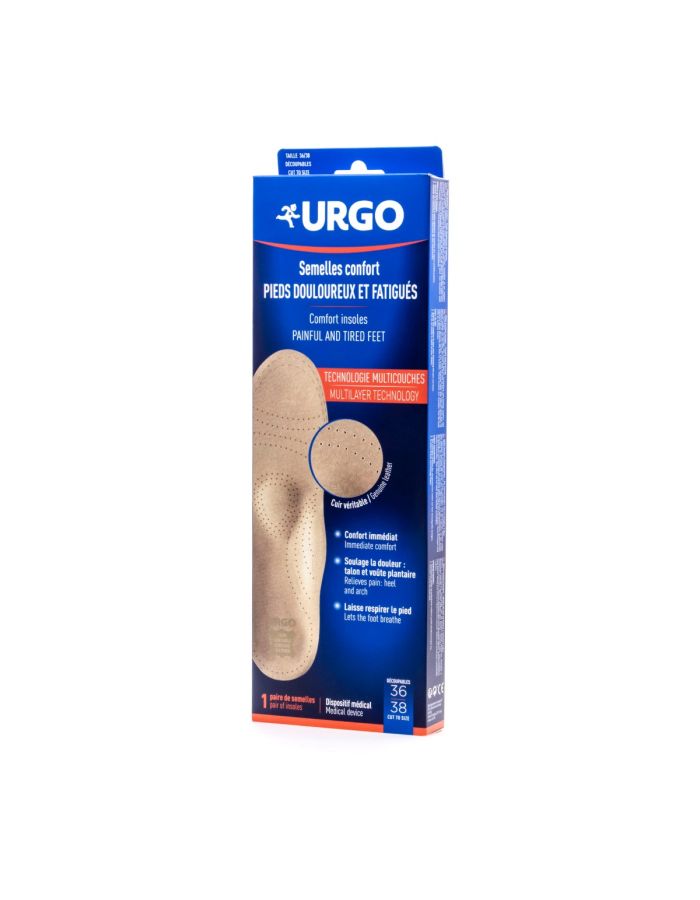 Urgo Plantillas Confort Nº 36/38 Pies Doloridos