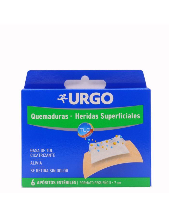 Urgo Quemaduras y Heridas Superficiales 6 Apósitos