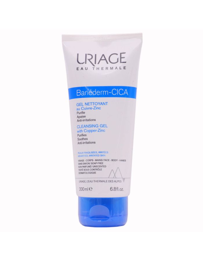 Uriage Bariederm Cica Gel Limpiador con Cobre Zinc 200ml
