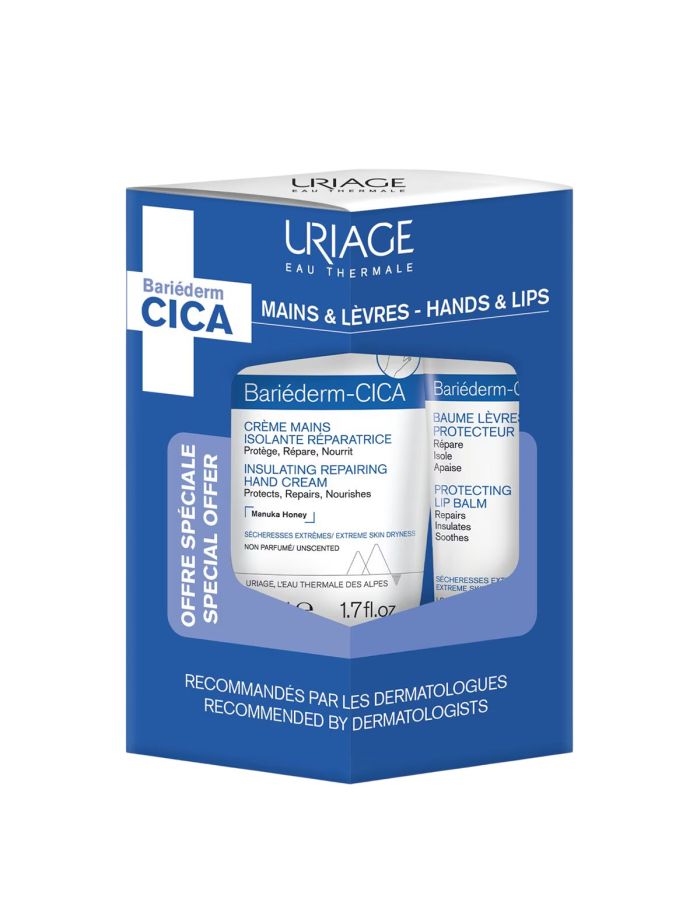 Uriage Bariederm Cica Manos y Labios Pack