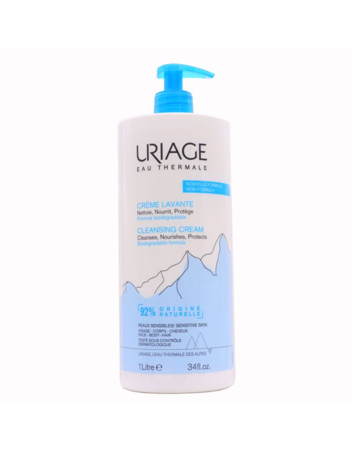 Uriage Crema Lavante Sin Jabón Ducha Baño Pieles Sensibles 1 Litro