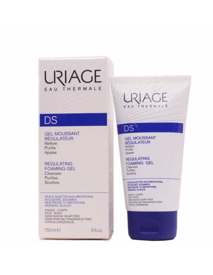 Uriage DS Gel Espumoso Regulador Cara, Cuerpo y Cuero Cabelludo 150ml