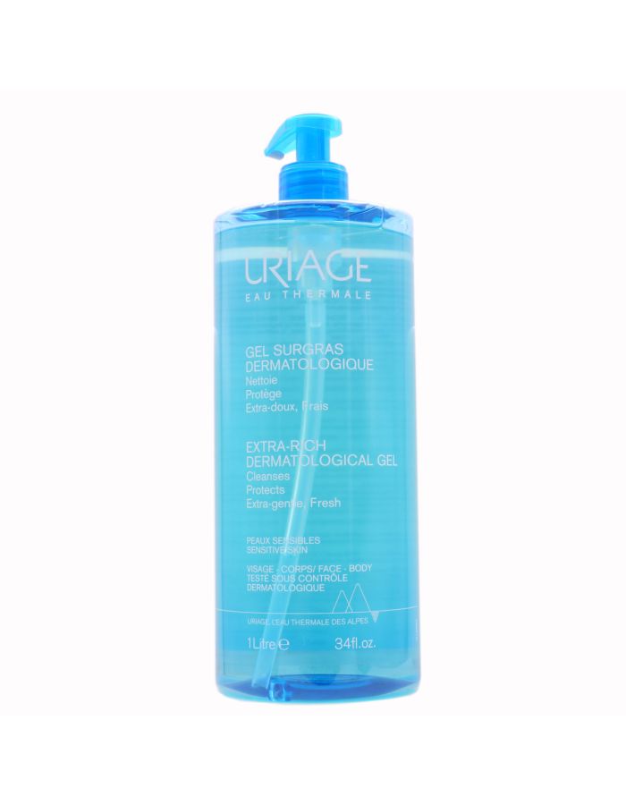Uriage Gel Surgrás Dermatológico Sin Jabón Ducha Baño 1 Litro