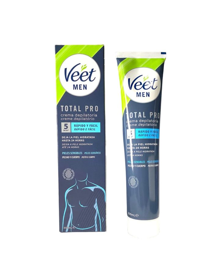 Veet Men Crema Depilatoria Pieles Sensibles 200ml