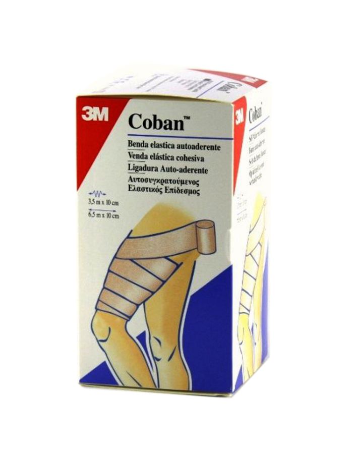 Venda Coban 3M Venda Elástica Cohesiva 4.5m x 10cm Beige
