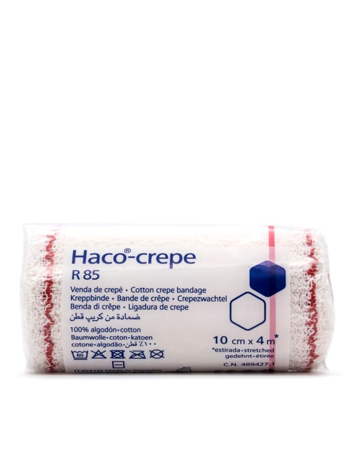 Venda Elástica Crepé Haco Crepe 4m x 10cm