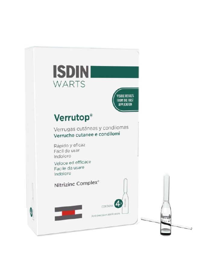 Verrutop 4 Ampollas Isdin Warts