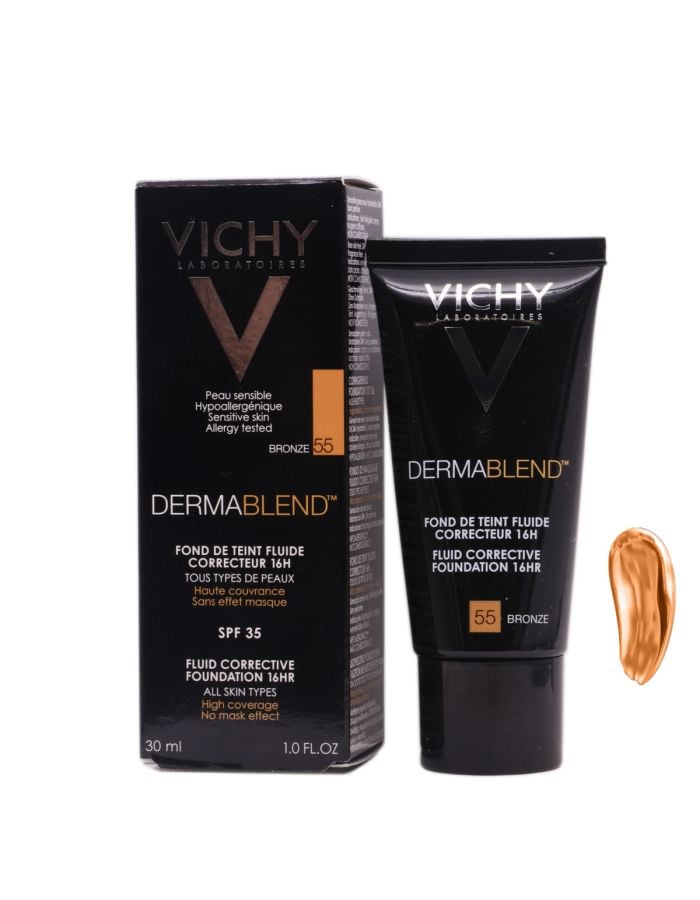 Vichy Dermablend BRONZE 55 Maquillaje Fluido Corrector 16H SPF35 30ml