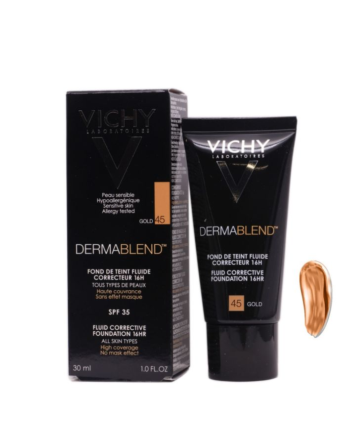 Vichy Dermablend GOLD 45 Maquillaje Fluido Corrector 16H SPF35 30ml
