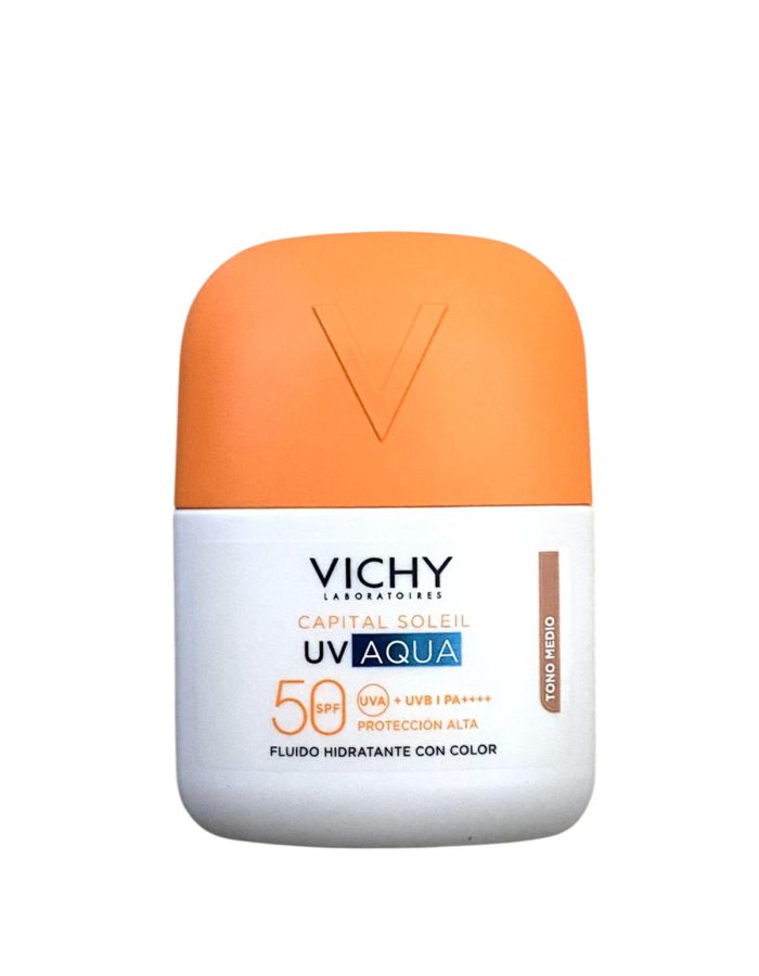 Vichy Capital Soleil UV AQUA SPF50 FLuído Hidrantate Color Medio 50ml