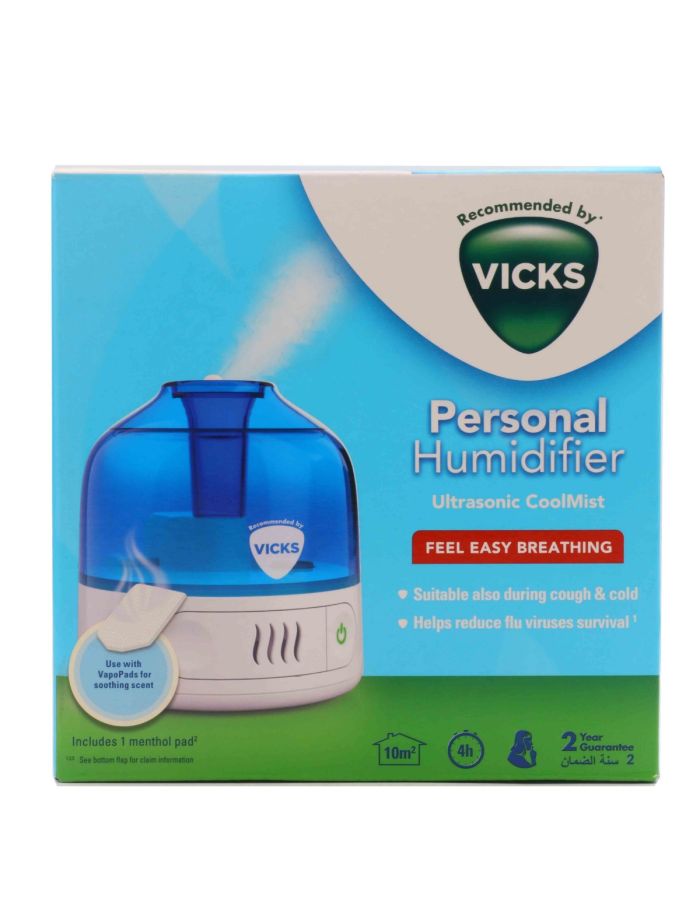 Vicks Humidificador Ultrasónico Mini Cool Mist