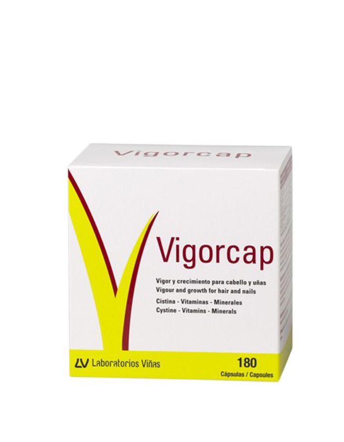 Vigorcap 180 Cápsulas Cabello y Uñas Tamaño Ahorro