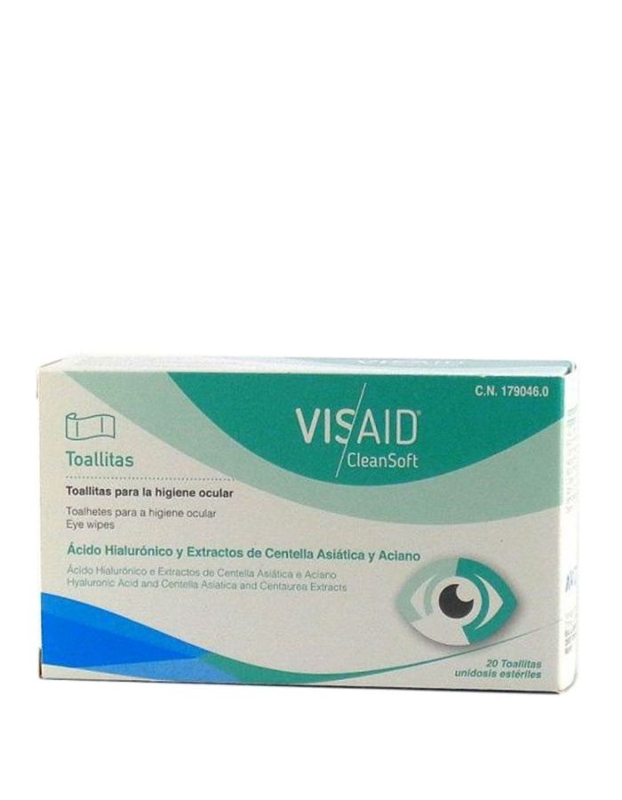 Visaid CleanSoft 20 Toallitas Oculares Estériles