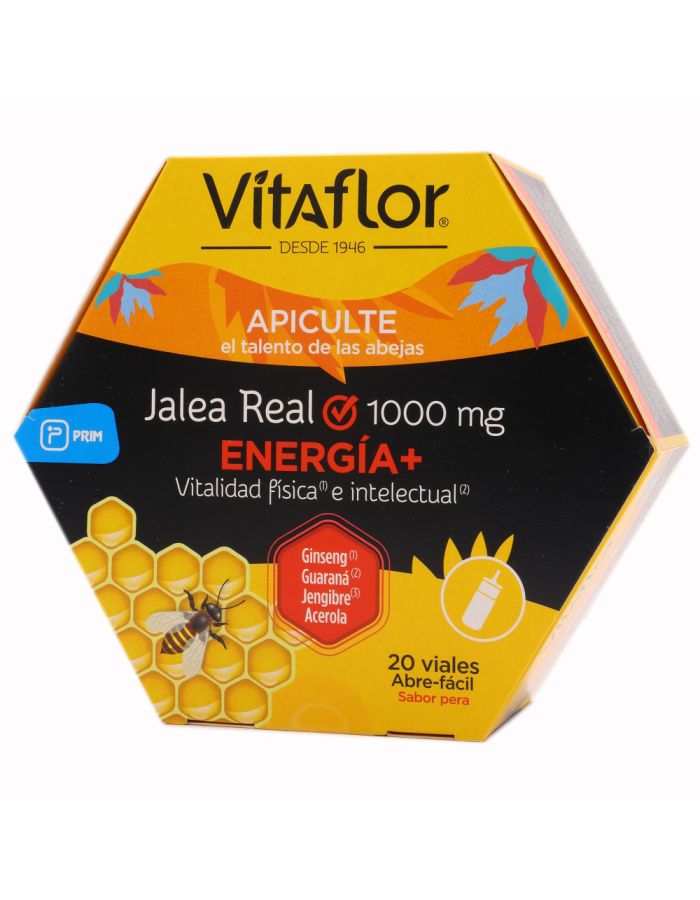 Vitaflor Jalea Real Energía+ 1000mg 20 Viales Bebibles