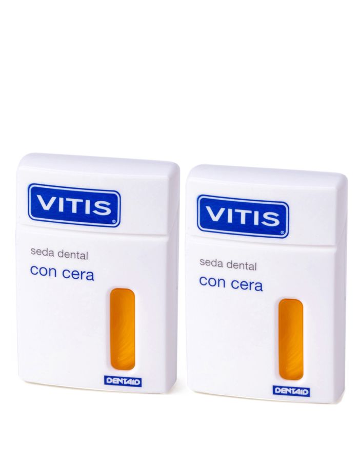 Vitis Seda Dental con Cera 2x 50m Duplo