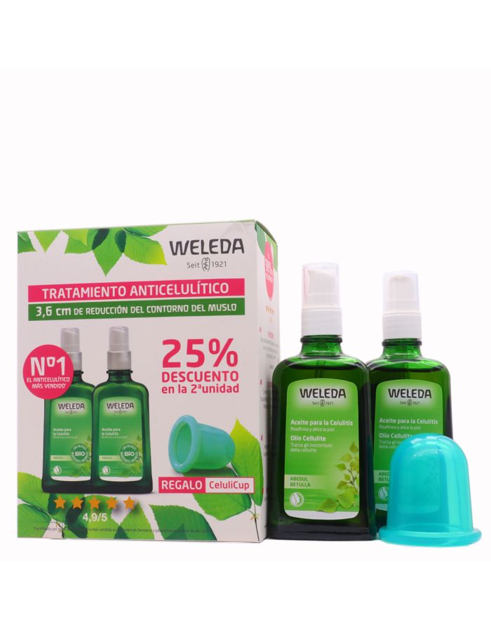 Weleda Aceite de Abedul para la Celulitis 100ml+100ml+Regalo