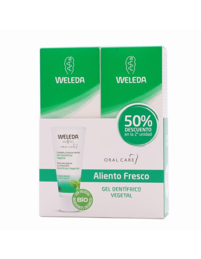 Weleda Pasta Dentífrica Vegetal 75ml+75ml 50%Dto 2ªUd