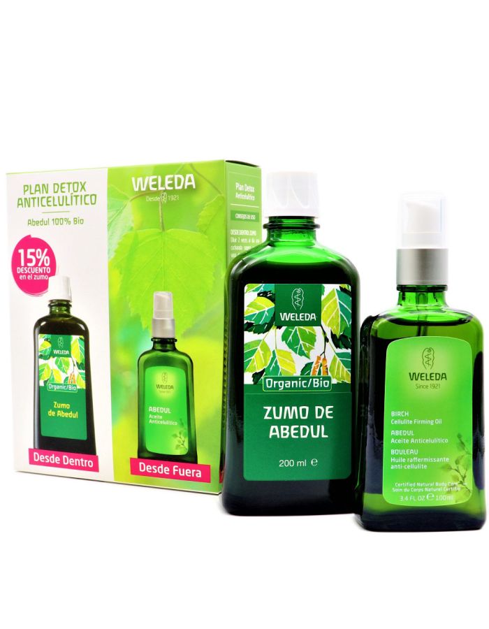 Weleda Plan Detox Anticelulítico Zumo de Abedul+Aceite de Abedul