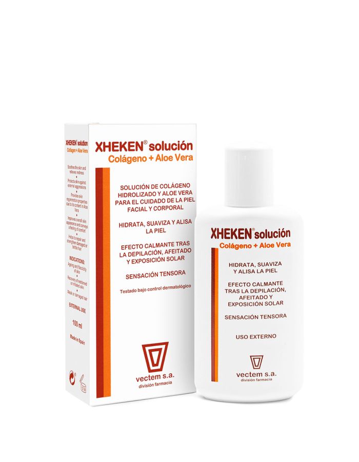 Xheken Solución Colágeno + Aloe Facial y Corporal 100ml