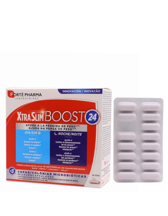 XtraSlim Boots 24 Día Noche 120 Cápsulas Forte Pharma